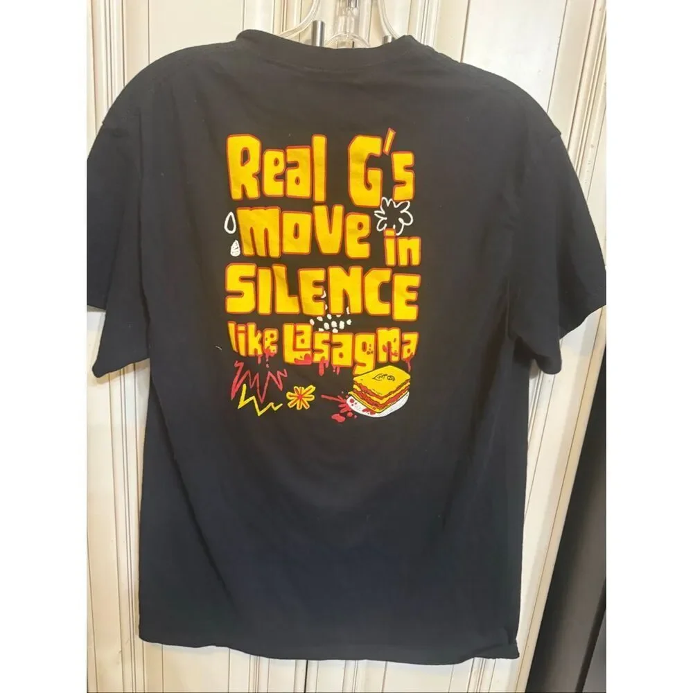 Reason Lil Wayne Youth Real G's Graphic Short Sleeve T-Shirt Black Size 18